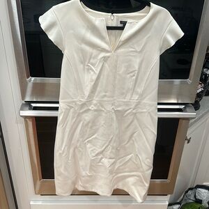 Ann Taylor Cream/White Dress